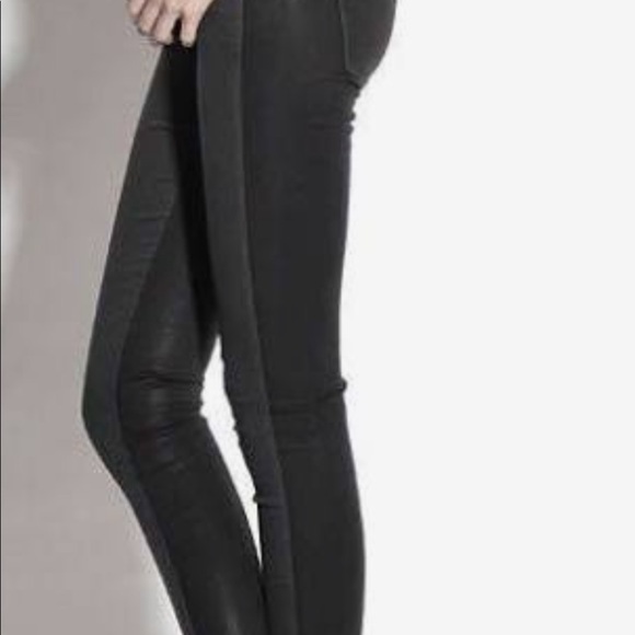 Flying Monkey Gray and Black Color Block Stretchy Jeans Size 25 - Picture 2 of 12